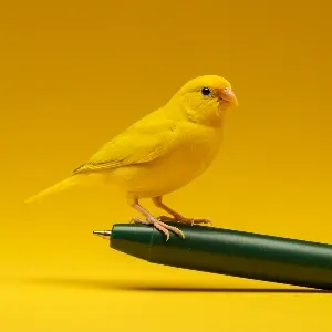 bird on pen