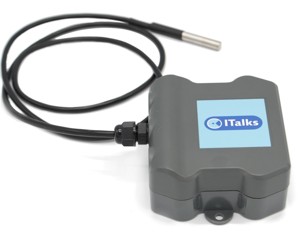 Sensor Sigfox - battery powered - waterproof - external temperature sensor 1m, location