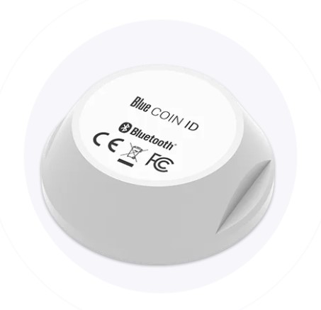 Bluetooth Low Energy ID Coin - 200m range - waterproof - 5 year battery