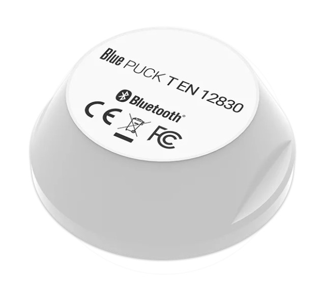 Bluetooth Low Energy Puck - EN12830 certified temperature sensor - 500m range - waterproof - 7,5 year battery