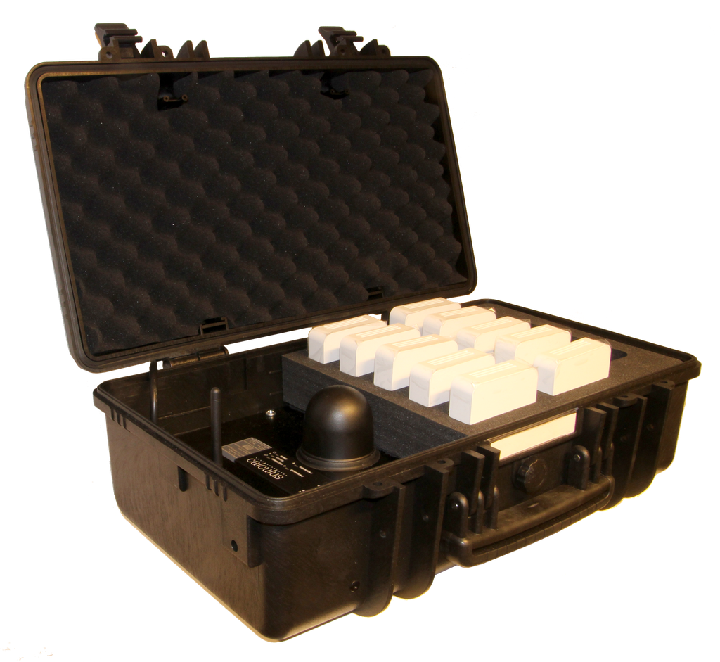 Mobile measuring case with 10 sensors ELSYS ERS CO2