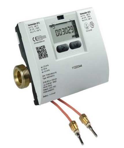Ultrasone energiemeter - MID - HOT/COLD water - 3/4"